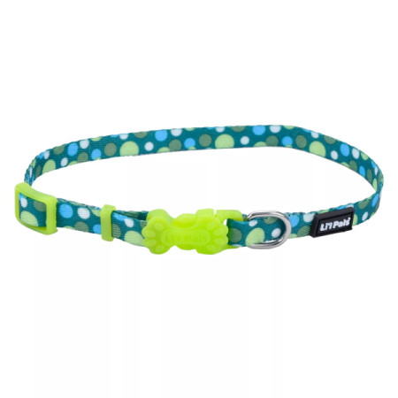 Coastal Li`l Pals КОСТАЛ ЛИТТЛ ПЕЛС ошейник для собак, 0.8х15-20см, цвет зеленая точка