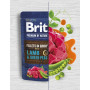 Brit Premium Fillets in Gravy Lamb and Green Peas: Філе ягняти та зелений горошок у соусі для собак малих порід, 85 г