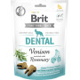 Функціональні ласощі Brit Care Dog Snack Dental: Оленина та розмарин для захисту зубів та ясен собак, 150 г