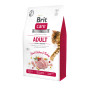 Brit Care Cat Grain Free Adult Activity Support — повнораціонний беззерновий сухий корм для дорослих котів зі свіжою куркою та індичкою, 400 г