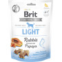 Функціональні ласощі Brit Care Dog Snack Light: Кролик та папая для контролю ваги собак, 150 г