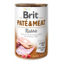 Brit Paté & Meat Dog з кроликом – Повнораціонний вологий корм у вигляді паштету для дорослих собак, 400 г