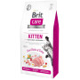 Brit Care Cat Grain-Free Kitten Healthy Growth & Development — повнораціонний беззерновий сухий корм для кошенят, вагітних і годуючих кішок, 400 г