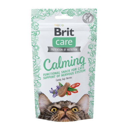 Функціональні ласощі Brit Care Cat Snack Calming для підтримки нервової системи котів з куркою, 50 г Функціональні ласощі Brit Care Cat Snack Calming для підтримки нервової системи котів з куркою, 50 г