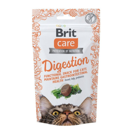 Функціональні ласощі Brit Care Cat Snack Digestion для котів: Підтримка травлення з тунцем, 50 г Функціональні ласощі Brit Care Cat Snack Digestion для котів: Підтримка травлення з тунцем, 50 г