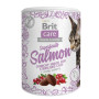 Ласощі Brit Care Cat Snack Superfruits Salmon для дорослих стерилізованих котів з лососем, шипшиною та журавлиною, 100 г
