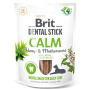 Ласощі Brit Dental Stick Calm: Заспокійливі дентальні палички з коноплею та пустирником для дорослих собак, 7 шт, 251 г