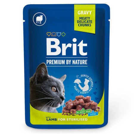 Brit Premium Lamb for Sterilised: Ягня для стерилізованих котів, 100 г Brit Premium Lamb for Sterilised: Ягня для стерилізованих котів, 100 г