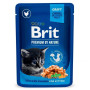 Brit Premium Cat Kitten Chicken Chunks pouch: Шматочки курки для кошенят, 100 г