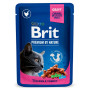 Brit Premium Cat Chicken & Turkey pouch: З куркою та індичкою для котів, 100 г