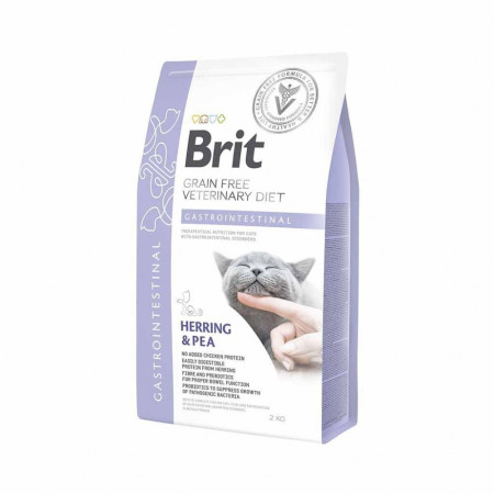 Brit Grain Free Veterinary Diets Gastrointestinal: Для котів з порушеним травленням, 2 кг Brit Grain Free Veterinary Diets Gastrointestinal: Для котів з порушеним травленням, 2 кг