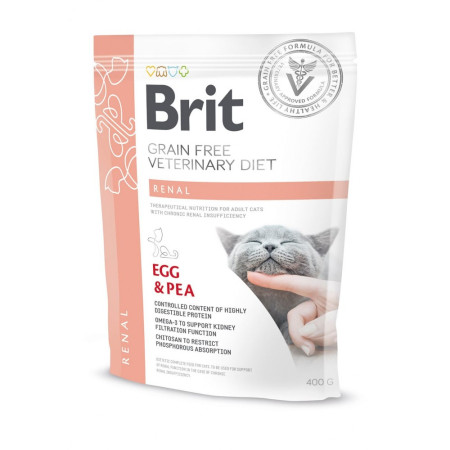 Brit Grain Free Veterinary Diets Renal: Для котів із захворюванням нирок, 400 г Brit Grain Free Veterinary Diets Renal: Для котів із захворюванням нирок, 400 г
