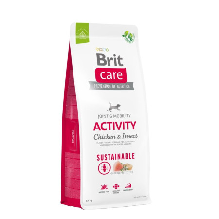 Brit Care Sustainable Activity Chicken and Insect – Повнораціонний сухий корм з куркою та комахами для активних собак, 12 кг Brit Care Sustainable Activity Chicken and Insect – Повнораціонний сухий корм з куркою та комахами для активних собак, 12 кг