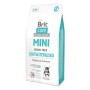 Brit Care Mini Grain Free Light & Sterilised – Повнораціонний беззерновий сухий корм з кроликом для дорослих собак мініатюрних порід зі схильністю до набору ваги або після стерилізації/кастрації, 7 кг
