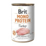 Brit Mono Protein Dog з індичкою – Повнораціонний монопротеїновий вологий корм з індичкою для собак з чутливим травленням, 400 г