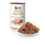 Brit Mono Protein Dog з індичкою та солодкою картоплею – Повнораціонний монопротеїновий вологий корм з індичкою та солодкою картоплею для собак з чутливим травленням, 400 г