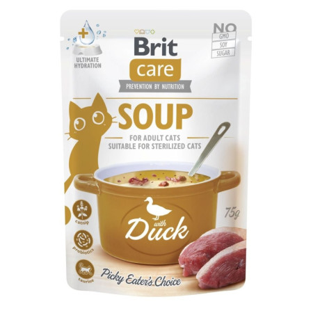 Brit Care Soup Суп з качкою для котів Brit Care Soup Суп з качкою для котів
