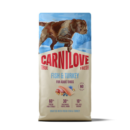Корм сухий Carnilove True Fresh Fish & Turkey для cобак риба та індичка 12 кг Корм сухий Carnilove True Fresh Fish & Turkey для cобак риба та індичка 12 кг