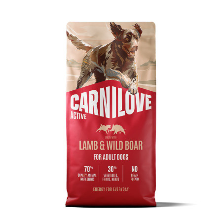 Корм сухий Carnilove Active Lamb & Wild Boar для собак ягня і дикий кабан 12 кг Корм сухий Carnilove Active Lamb & Wild Boar для собак ягня і дикий кабан 12 кг
