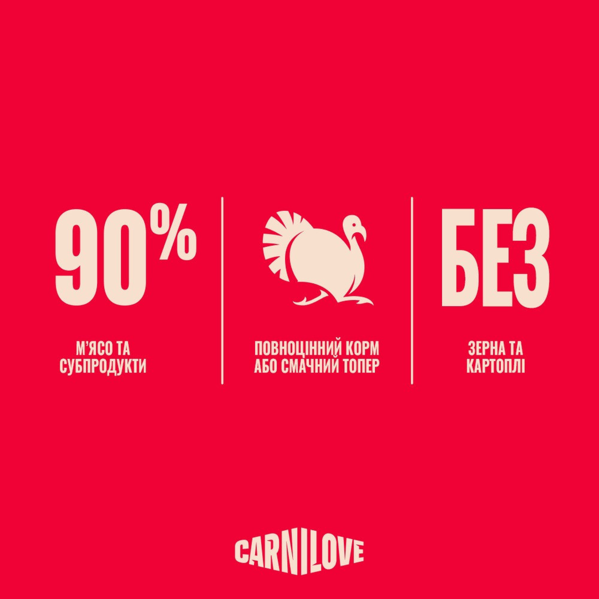 Корм вологий Carnilove Gravy Turkey with Valerian для котів індичка і валеріана в соусі 85 г