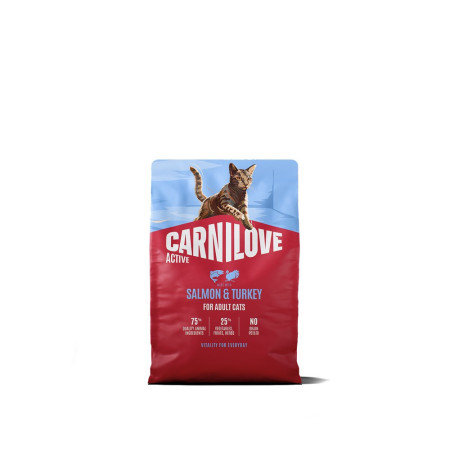 Корм сухой Carnilove Active Salmon & Turkey для кошек лосось и индейка 2 кг