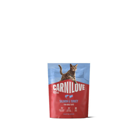 Корм сухой Carnilove Active Salmon & Turkey для кошек лосось и индейка 400 г