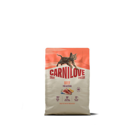 Корм сухой Carnilove True Fresh Beef Kitten для котят говядина 2 кг