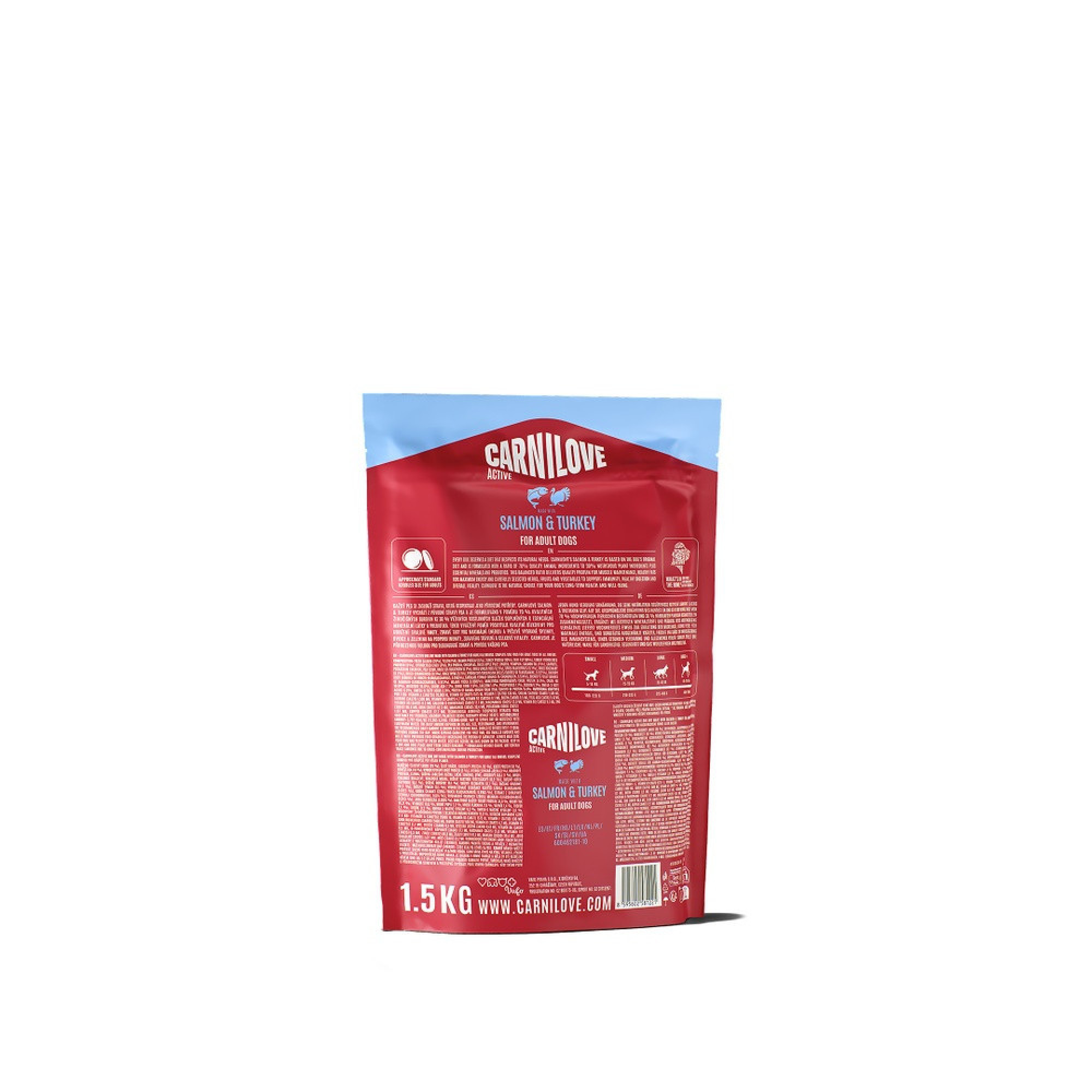 Корм сухий Carnilove Active Salmon & Turkey для cобак лосось та індичка 1,5 кг
