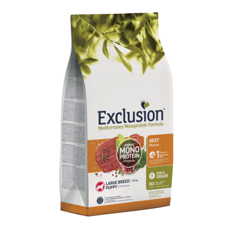 Exclusion Noble Grain Puppy Beef Large Breed – сухий корм з яловичиною для цуценят великих порід віком від 2 до 18 місяців Exclusion Noble Grain Puppy Beef Large Breed – сухий корм з яловичиною для цуценят великих порід віком від 2 до 18 місяців