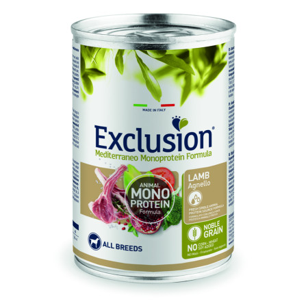 Exclusion Noble Grain Dog Adult Lamb Cans – вологий корм з ягням для дорослих собак усіх порід Exclusion Noble Grain Dog Adult Lamb Cans – вологий корм з ягням для дорослих собак усіх порід