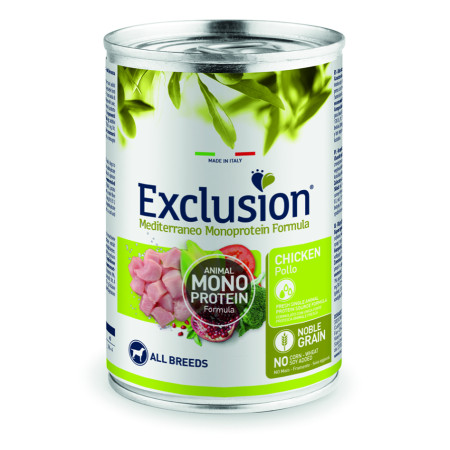 Exclusion Noble Grain Dog Adult Chicken Cans – вологий корм з куркою для дорослих собак усіх порід Exclusion Noble Grain Dog Adult Chicken Cans – вологий корм з куркою для дорослих собак усіх порід