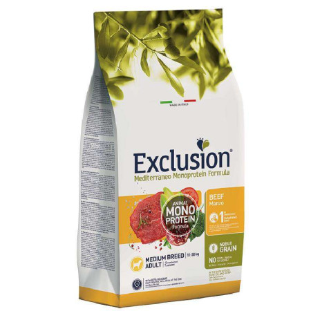 Exclusion Noble Grain Dog Adult Lamb Medium Breed – сухий корм з ягням для дорослих собак середніх порід Exclusion Noble Grain Dog Adult Lamb Medium Breed – сухий корм з ягням для дорослих собак середніх порід