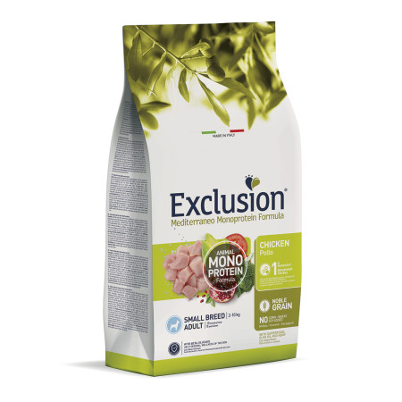 Exclusion Noble Grain Dog Adult Chicken Small Breed – сухий корм з куркою для дорослих собак дрібних порід Exclusion Noble Grain Dog Adult Chicken Small Breed – сухий корм з куркою для дорослих собак дрібних порід
