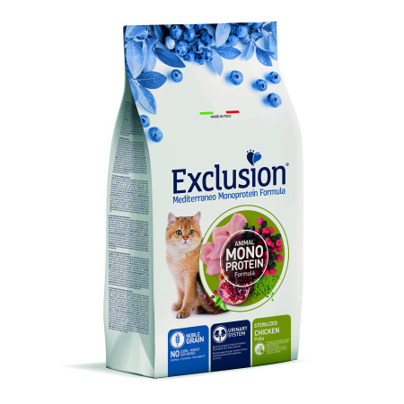 Exclusion Noble Grain Cat Sterilized Chicken – сухий корм з куркою для стерилізованих котів усіх порід Exclusion Noble Grain Cat Sterilized Chicken – сухий корм з куркою для стерилізованих котів усіх порід