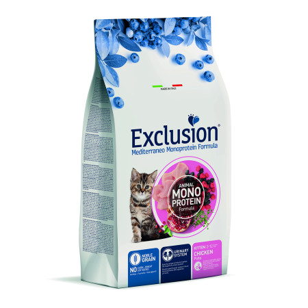 Exclusion Noble Grain Cat Kitten Chicken – сухий корм з куркою для кошенят усіх порід Exclusion Noble Grain Cat Kitten Chicken – сухий корм з куркою для кошенят усіх порід
