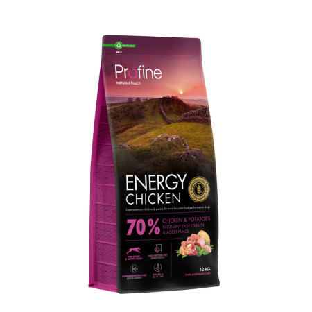 Корм сухий Profine Energy Chicken and Potatoes для активних собак курка і картопля 12 кг