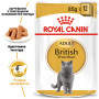 Royal Canin British Shorthair Adult Gravy – влажный корм в соусе для взрослых кошек британской короткошёрстной породы, 85 г