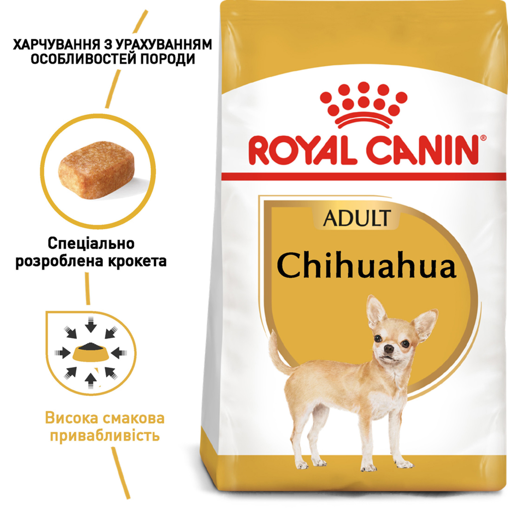 Royal Canin Chihuahua Adult – сухой корм для взрослых собак породы чихуахуа, 500 г