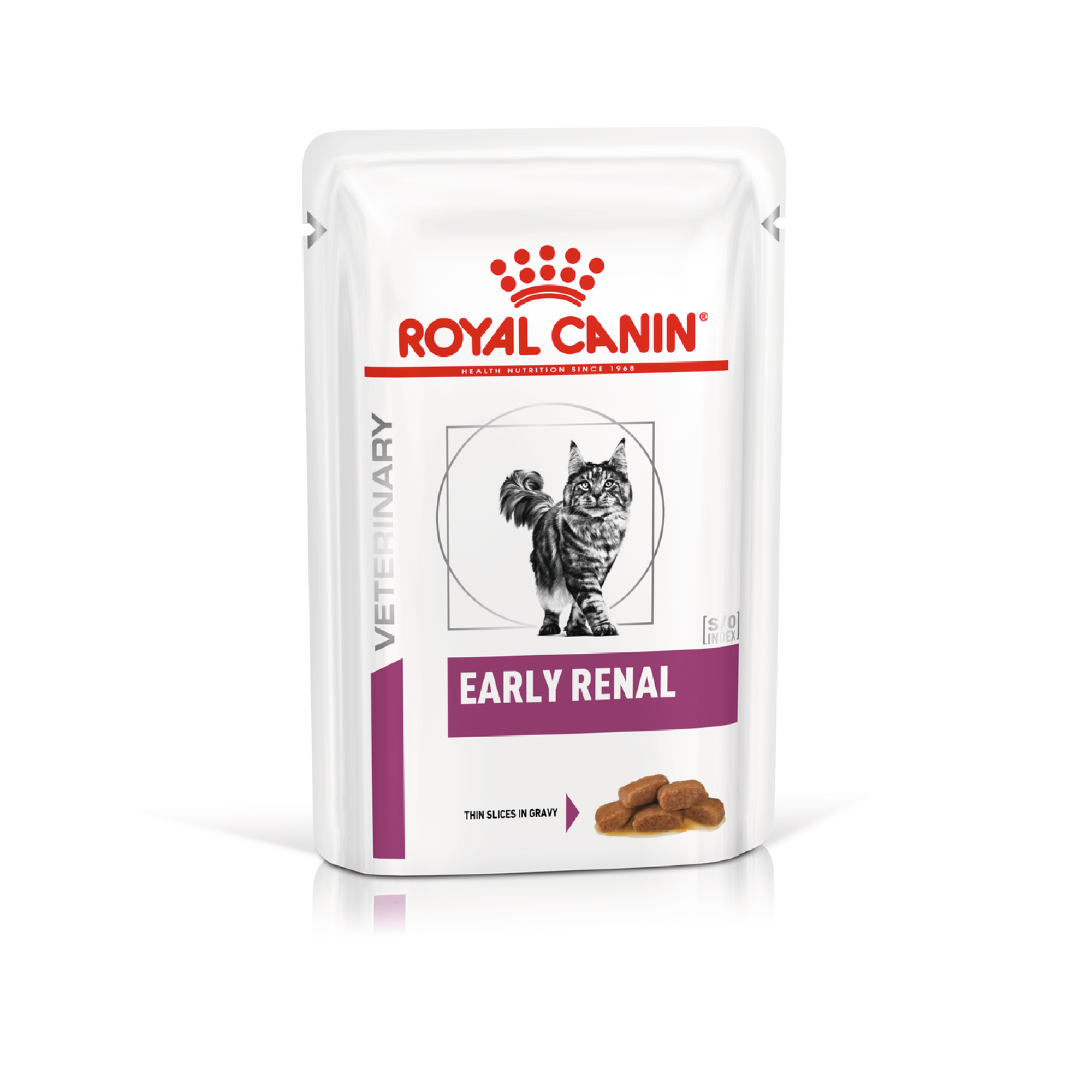 Royal Canin Early Renal Feline Pouches – вологий дієтичний корм у паучах для котів на ранній стадії хронічної ниркової недостатності, 85 г