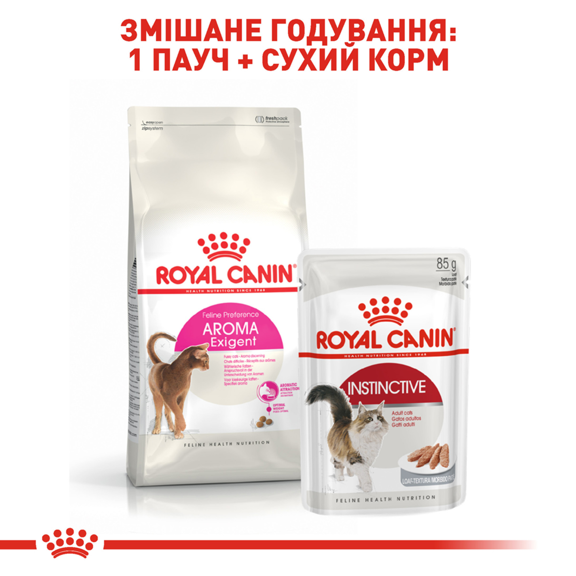 Royal Canin Exigent Aromatic Attraction – сухий корм для вибагливих котів, які віддають перевагу ароматній їжі, 2 кг