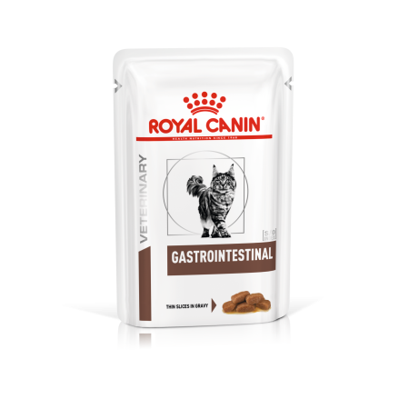 Royal Canin Gastrointestinal Feline Pouches – вологий дієтичний корм у паучах для котів із порушенням травлення, 85 г