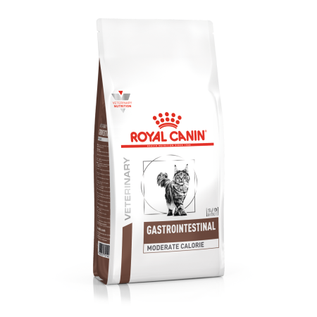 Royal Canin Gastrointestinal Moderate Calorie Feline – сухий дієтичний корм для котів із травними розладами та схильністю до набору ваги, 4 кг Royal Canin Gastrointestinal Moderate Calorie Feline – сухий дієтичний корм для котів із травними розладами та схильністю до набору ваги, 4 кг
