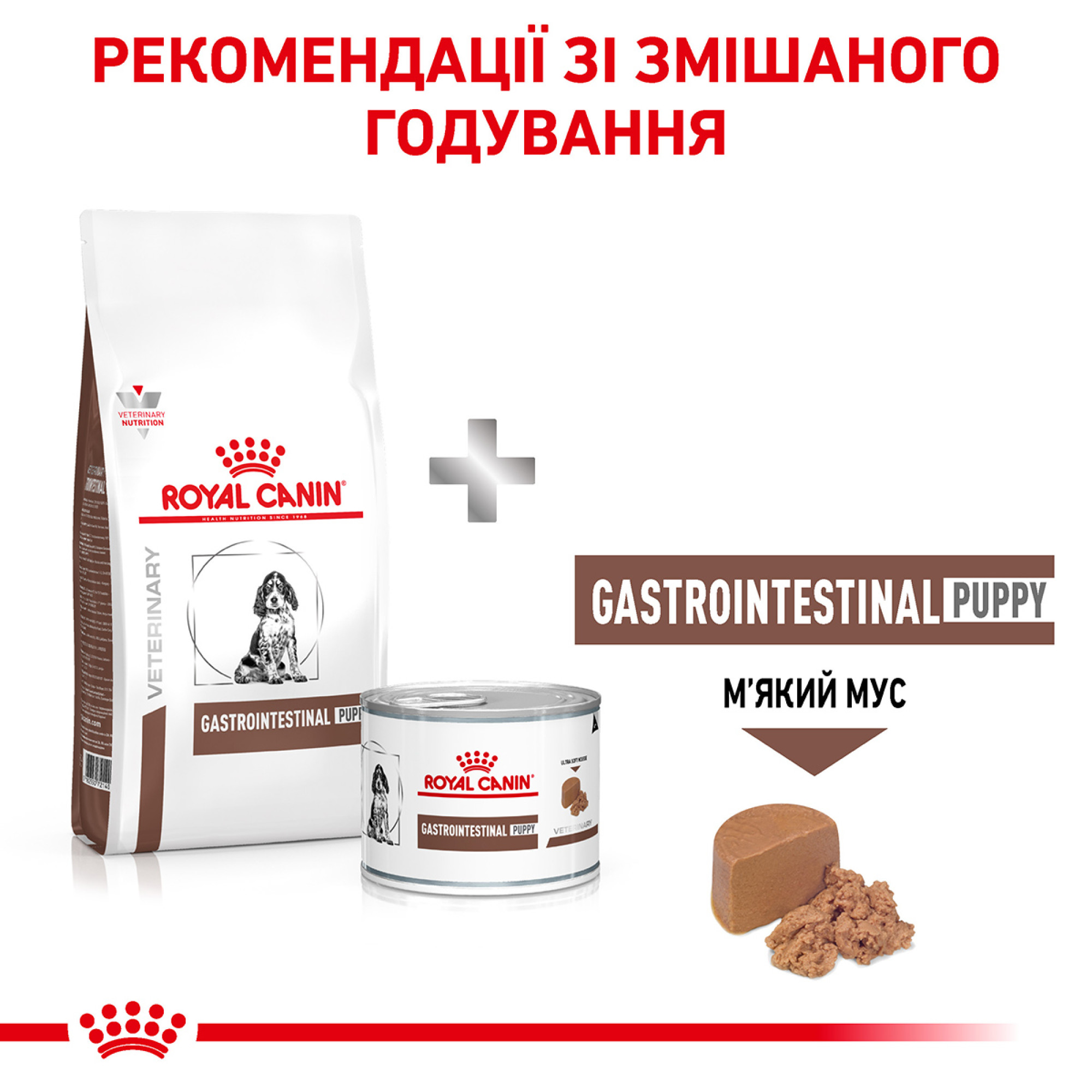 Royal Canin Gastrointestinal Puppy – диетический сухой корм для щенков с нарушениями пищеварения и заболеваниями ЖКТ, 1 кг