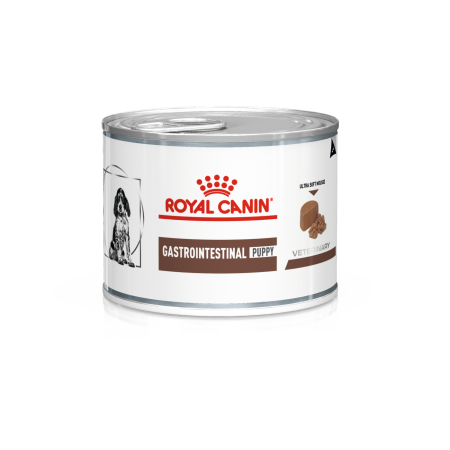 Royal Canin Gastrointestinal Puppy Cans – дієтичний вологий корм (паштет) для цуценят із розладами травлення, 195 г Royal Canin Gastrointestinal Puppy Cans – дієтичний вологий корм (паштет) для цуценят із розладами травлення, 195 г