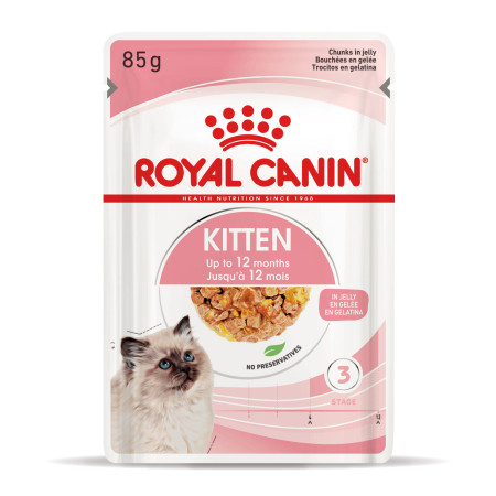 Royal Canin Kitten Instinctive в желе – вологий корм для кошенят віком від 4 до 12 місяців, 85 г Royal Canin Kitten Instinctive в желе – вологий корм для кошенят віком від 4 до 12 місяців, 85 г