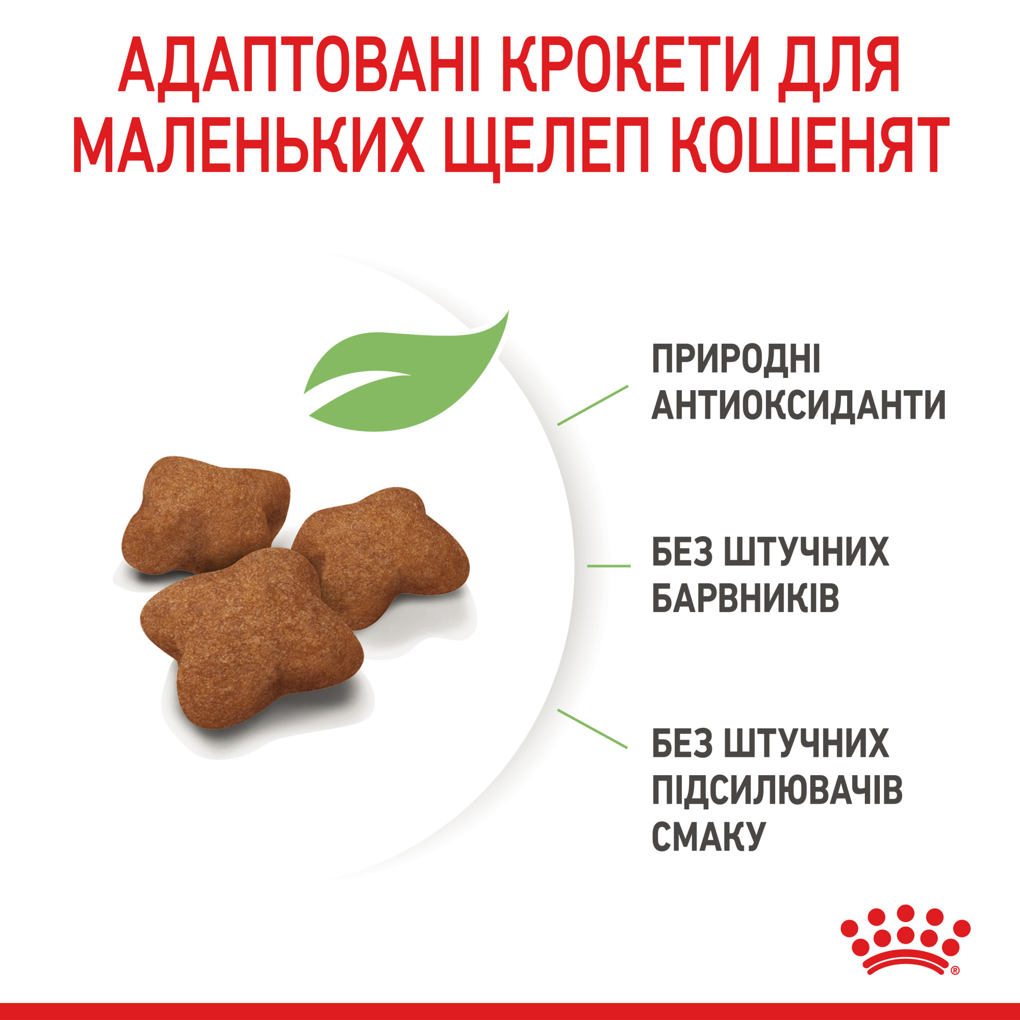 Royal Canin Kitten Sterilised – сухий корм для стерилізованих кошенят віком від 6 до 12 місяців, 2 кг