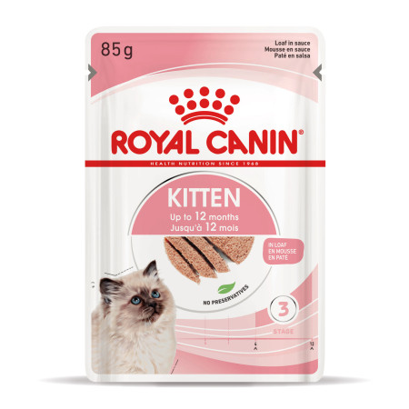 Royal Canin Kitten Loaf – вологий корм-паштет для кошенят віком від 4 до 12 місяців, 85 г Royal Canin Kitten Loaf – вологий корм-паштет для кошенят віком від 4 до 12 місяців, 85 г
