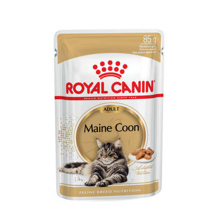 Royal Canin Maine Coon Adult Gravy – вологий корм у соусі для дорослих котів породи мейн-кун, 85 г Royal Canin Maine Coon Adult Gravy – вологий корм у соусі для дорослих котів породи мейн-кун, 85 г
