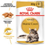 Royal Canin Maine Coon Adult Gravy – вологий корм у соусі для дорослих котів породи мейн-кун, 85 г