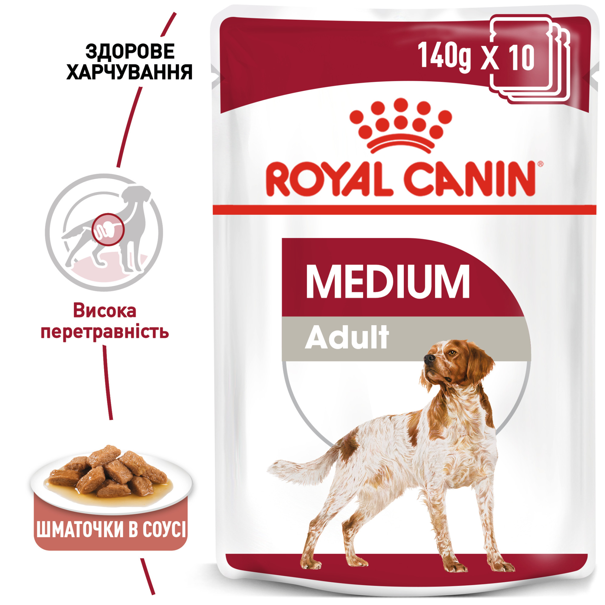 Royal Canin Medium Adult в соусе для собак